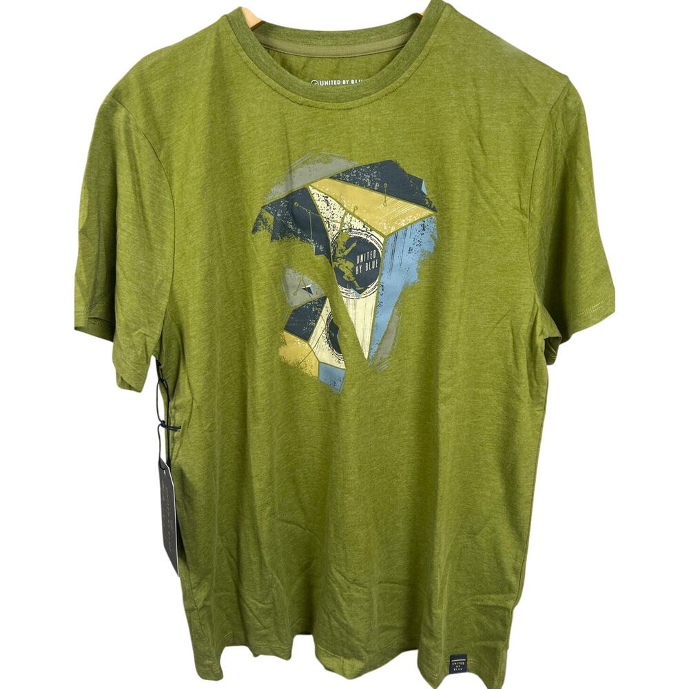 United By Blue Medium Rock Climbing NWT Green Men Shirt